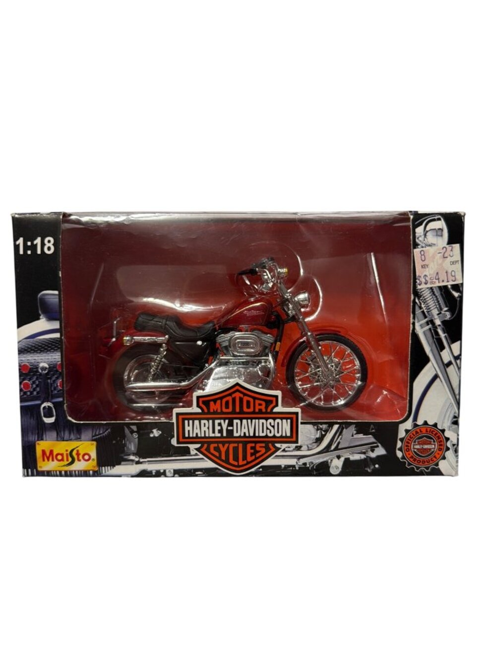 Harley-Davidson XL 1200 C Sportster 1:18 Maisto Die-Cast Motorcycle
